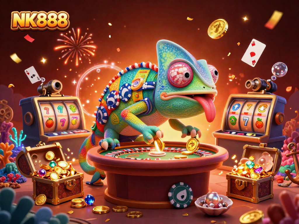 Engage with NK888 through vibrant casino games featuring slots, poker, and sparkling treasures!
