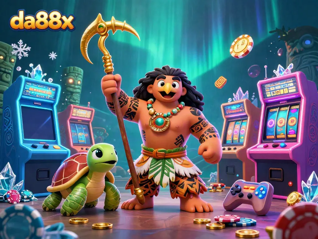 Engage with exciting games at da88x featuring vibrant casino elements and dynamic characters.