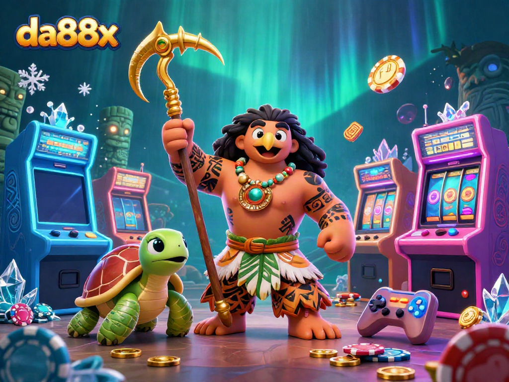 Engage with exciting games at da88x featuring vibrant casino elements and dynamic characters.
